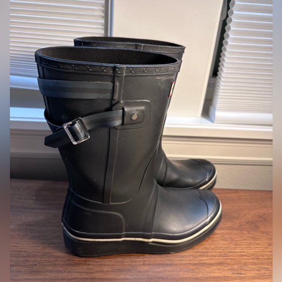 🖤 HUNTER Original Adjustable Rain Boot Black 8 - Picture 5 of 9